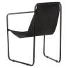 Relaxing Armchair - Black Real Leather | Hipomarket