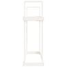 Firewood Rack White - Solid Pine Wood - 110x35x108.5 cm