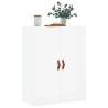 Wall Mounted Cabinet High Gloss White - 69.5x34x90 cm