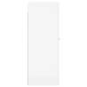 Wall Mounted Cabinet High Gloss White - 69.5x34x90 cm