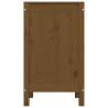 Laundry Box Honey Brown - Solid Pine Wood Storage (44x44x76 cm)