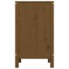 Laundry Box Honey Brown - Solid Pine Wood Storage (44x44x76 cm)