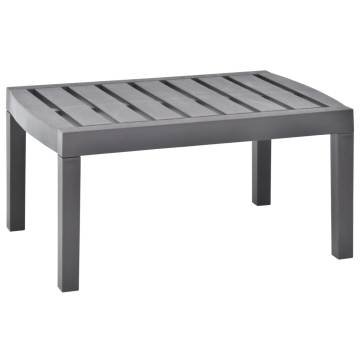 Garden Table Mocha 78x55 cm - Durable Outdoor Furniture