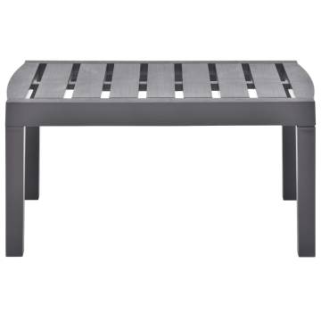 Garden Table Mocha 78x55 cm - Durable Outdoor Furniture