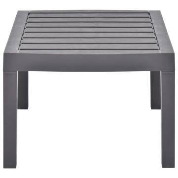 Garden Table Mocha 78x55 cm - Durable Outdoor Furniture