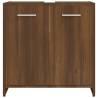 Bathroom Cabinet Brown Oak 60x33x60 cm - Stylish Storage