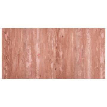 Self-Adhesive PVC Flooring Planks - 20 pcs Red | HipoMarket