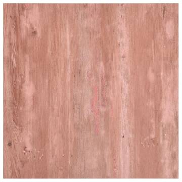 Self-Adhesive PVC Flooring Planks - 20 pcs Red | HipoMarket