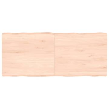 Solid Wood Live Edge Table Top - 140x60 cm | Hipo Market