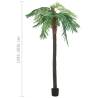 Lifelike Artificial Phoenix Palm - 305 cm Green