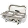 2 Piece Chafing Dish Set - Stainless Steel Cooking Solution