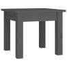 Elegant Grey Coffee Table - Solid Pine Wood 35x35x30 cm