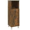 Smoked Oak Bathroom Cabinet - Stylish & Functional Storage