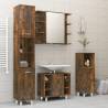 Smoked Oak Bathroom Cabinet - Stylish & Functional Storage