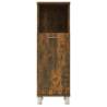 Smoked Oak Bathroom Cabinet - Stylish & Functional Storage