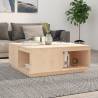 Coffee Table 100x101x40.5 cm Solid Wood Pine Colour natural Size 100 x 101 x 40.5 cm Quantity in Package 1 