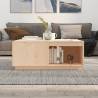 Elegant Solid Wood Pine Coffee Table | 100x101x40.5 cm