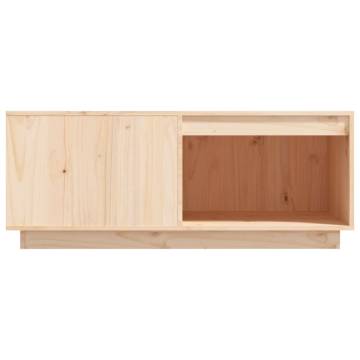 Elegant Solid Wood Pine Coffee Table | 100x101x40.5 cm