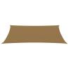 Taupe Sunshade Sail 160 g/m² - 2x4.5 m HDPE | HiPoMarket