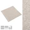 Light Beige Carpet Floor Tiles - 20 pcs, 5 m² Coverage