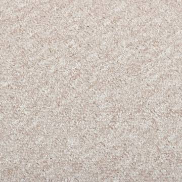 Light Beige Carpet Floor Tiles - 20 pcs, 5 m² Coverage