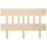 Stylish Solid Pine Bed Headboard - 203.5x3x81 cm