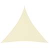 Sunshade Sail Oxford Fabric Triangular 4.5x4.5x4.5 m Cream Colour cream Size 4.5 x 4.5 x 4.5 m Quantity in Package 1 