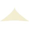 Triangular Sunshade Sail 4.5x4.5m Cream - Protect from Sun & Rain