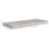 Floating Wall Shelves 4 pcs Concrete Grey - Stylish Display