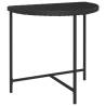 Garden Table Black 80x50x75 cm Poly Rattan - Durable & Stylish