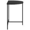 Garden Table Black 80x50x75 cm Poly Rattan - Durable & Stylish