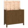 Laundry Box Honey Brown - Solid Wood Pine Storage Solution