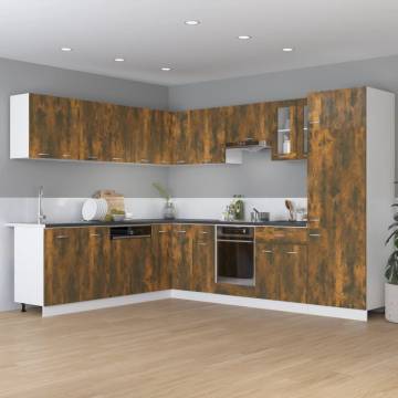 Refrigerator Cabinet in Smoked Oak - Space Optimiser | HipoMarket