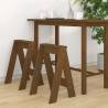 Stools 2 pcs Honey Brown 40x40x60 cm Solid Wood Pine Colour honey brown Size 40 x 40 x 60 cm Quantity in Package 2 