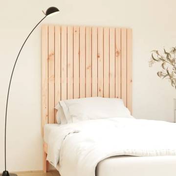 Elegant Solid Wood Pine Wall Headboard - 95.5x3x110 cm