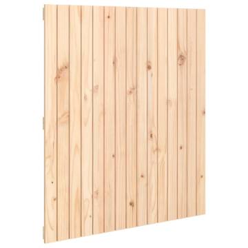 Elegant Solid Wood Pine Wall Headboard - 95.5x3x110 cm