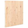 Elegant Solid Wood Pine Wall Headboard - 95.5x3x110 cm