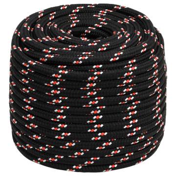 Boat Rope Black 18mm 100m Polypropylene | Durable & Versatile