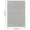 Light Grey Short Pile Rug - 200x290 cm | HipoMarket