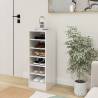 High Gloss White Shoe Cabinet - 31.5x35x92 cm - Hipomarket