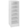 High Gloss White Shoe Cabinet - 31.5x35x92 cm - Hipomarket