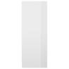 High Gloss White Shoe Cabinet - 31.5x35x92 cm - Hipomarket