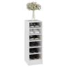 High Gloss White Shoe Cabinet - 31.5x35x92 cm - Hipomarket