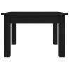 Stylish Black Coffee Table - Solid Pine Wood | HipoMarket