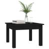 Stylish Black Coffee Table - Solid Pine Wood | HipoMarket