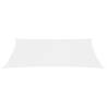 Sunshade Sail Oxford Fabric Rectangular 2x5 m - White