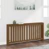 Radiator Cover Honey Brown 169x19x84 cm Solid Wood Pine Colour honey brown Size 169 x 19 x 84 cm Quantity in Package 1 