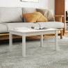 Coffee Table White 80x50x40 cm Solid Wood Pine Colour white Size 80 x 50 x 40 cm Quantity in Package 1 