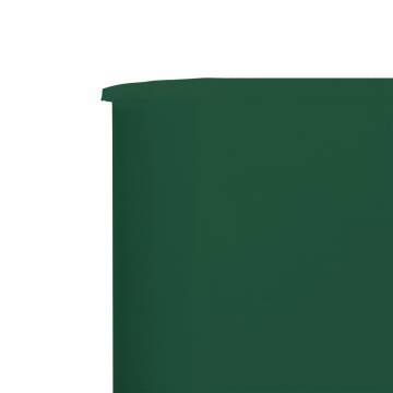 9-Panel Wind Screen Fabric 1200x160 cm - Green | HipoMarket