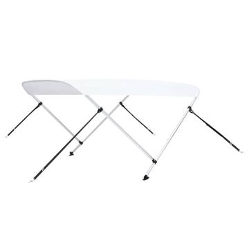 2 Bow Bimini Top - White 180x130x110 cm | Hipomarket UK